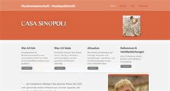 Desktop Screenshot of casa-sinopoli.de